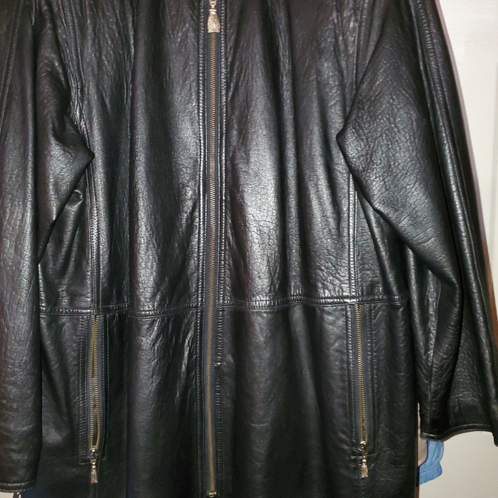 Leather jacket